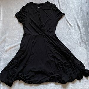 Torrid Black Wrap Dress